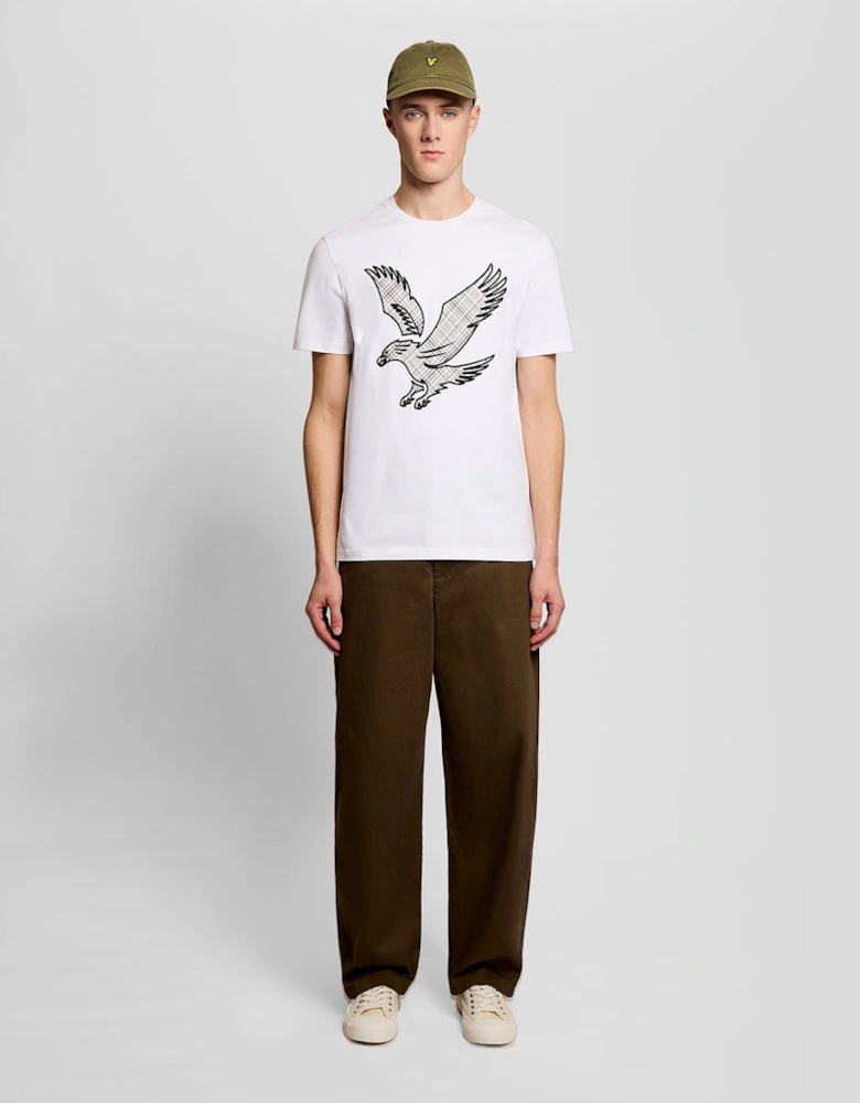 Check Eagle Cotton T-Shirt