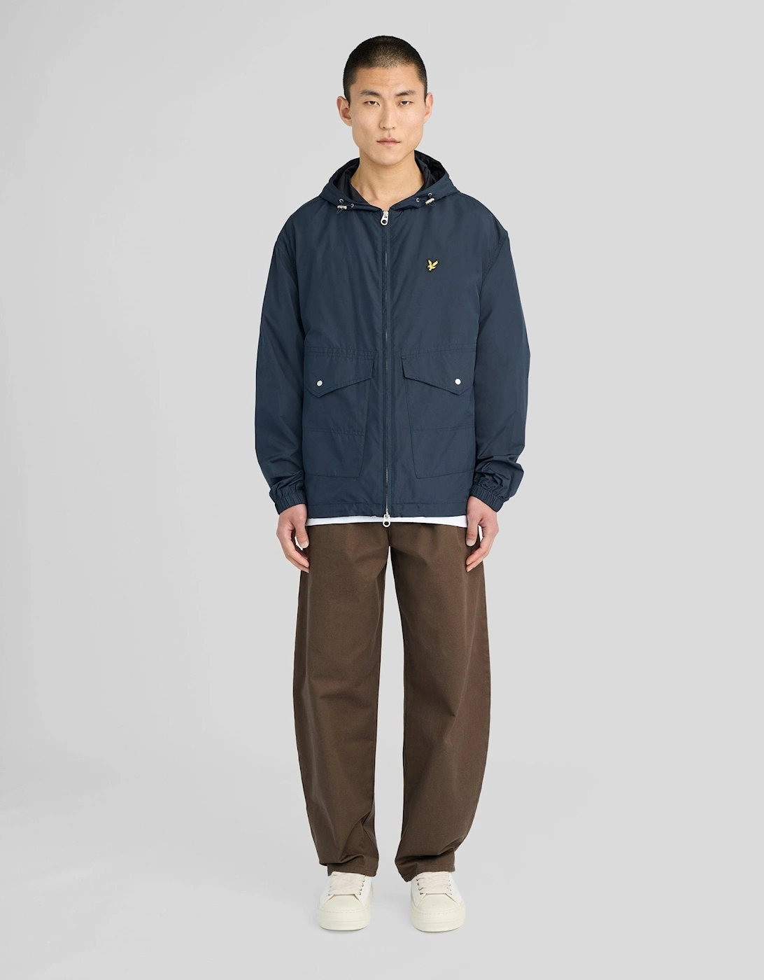 Lightweight Hooded Utility Jacket