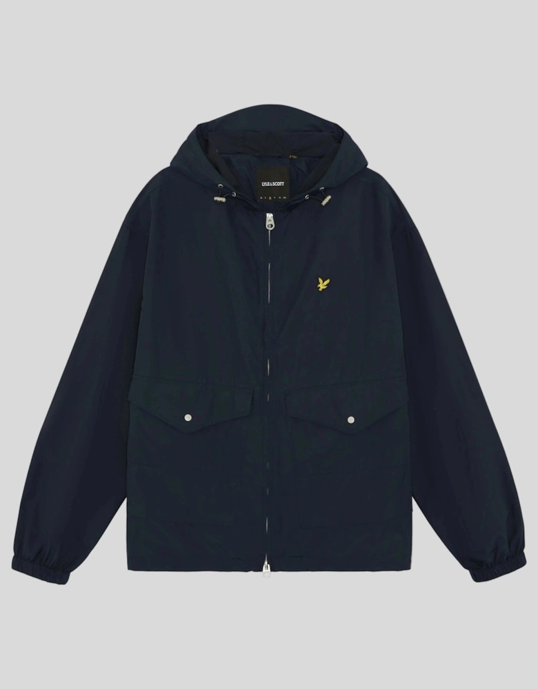 Lightweight Hooded Utility Jacket