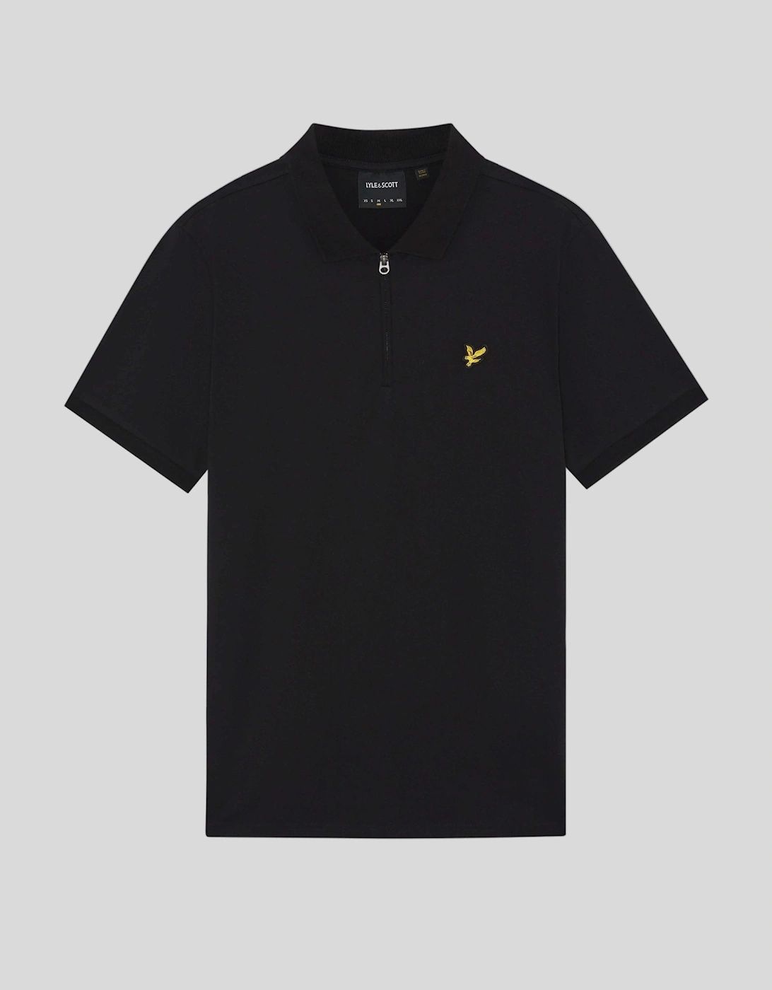 1/4 Zip Short Sleeve Polo Shirt
