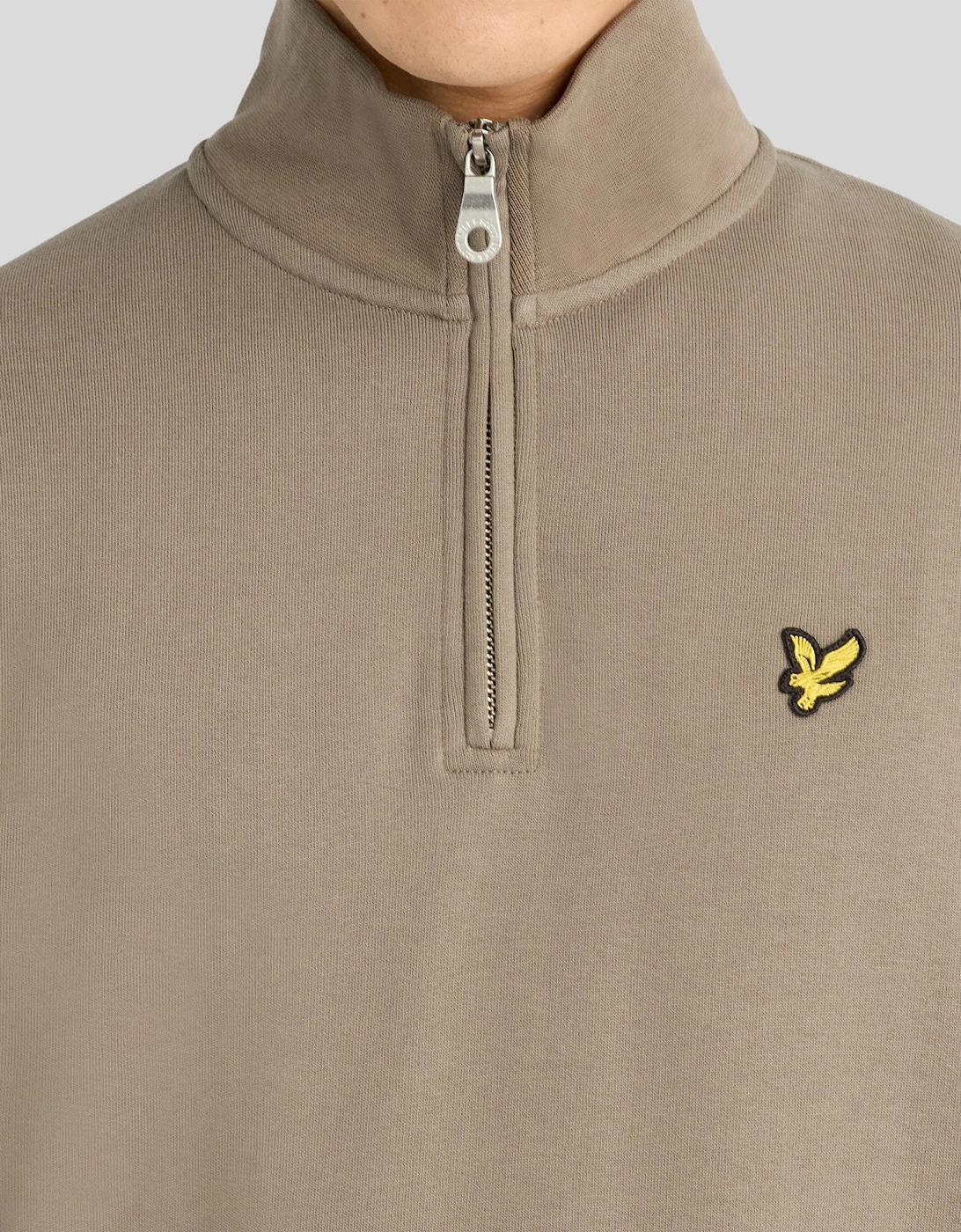 Cotton Loopback 1/4 Zip Sweatshirt