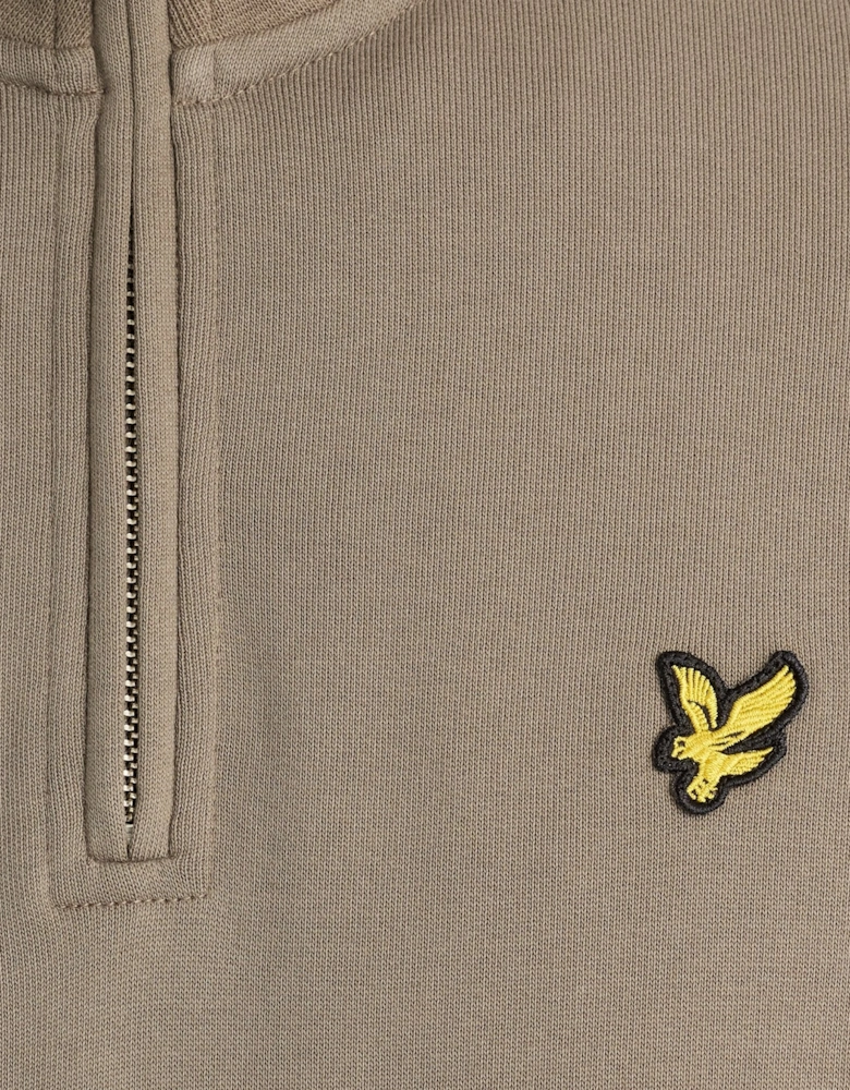 Cotton Loopback 1/4 Zip Sweatshirt