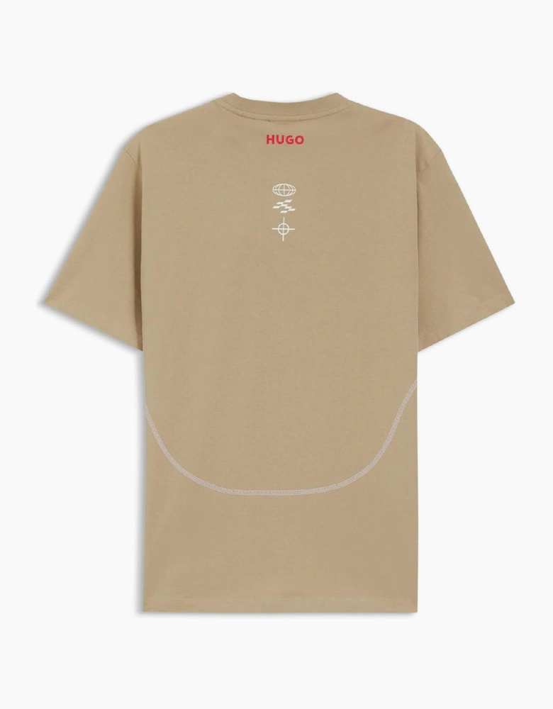 Wordmark Graphic Crew Neck Short Sleeve Competition T-Shirt