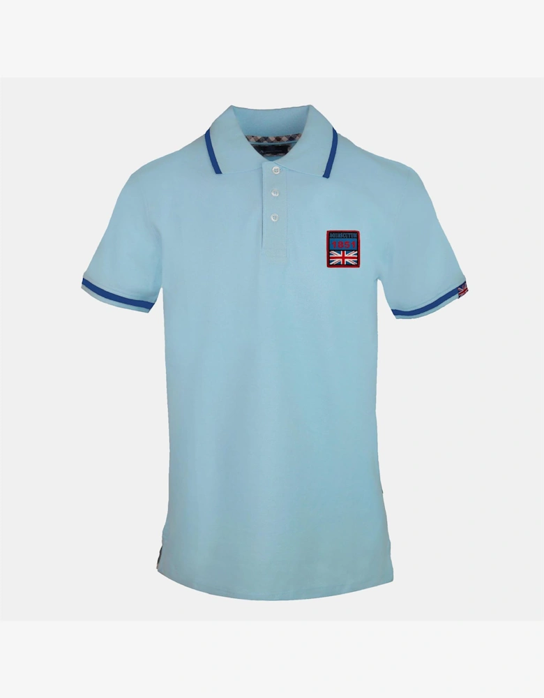 Flag Collared Neck Short Sleeve Regular Fit Shirt