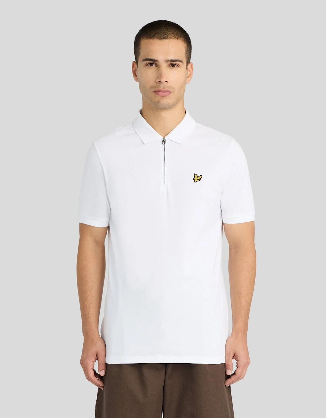 1/4 Zip Short Sleeve Polo Shirt, 7 of 6