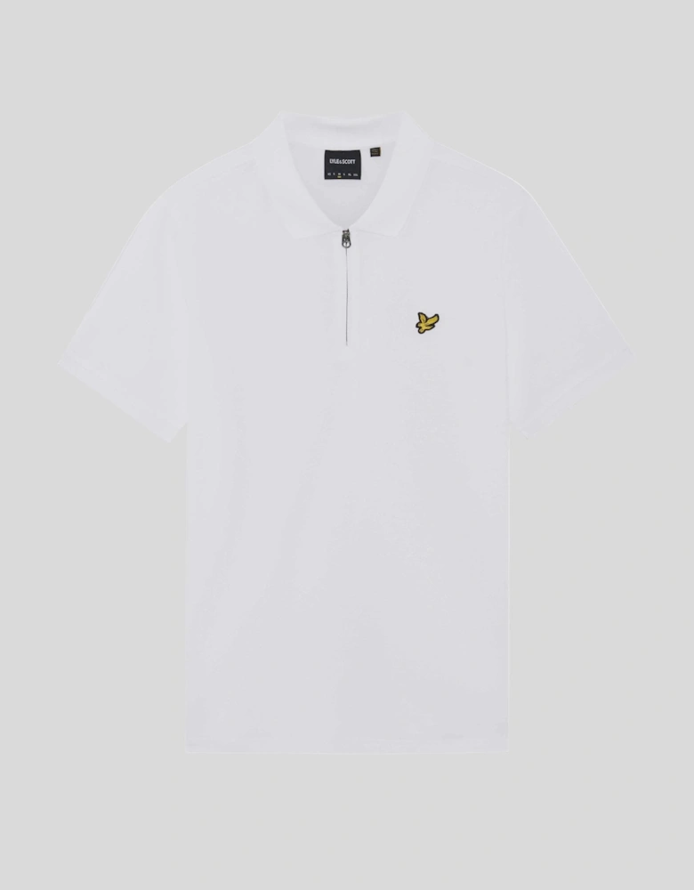 1/4 Zip Short Sleeve Polo Shirt