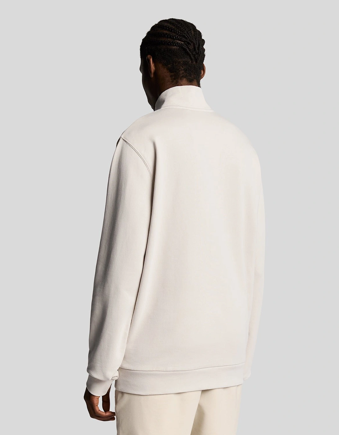 Cotton Loopback 1/4 Zip Sweatshirt