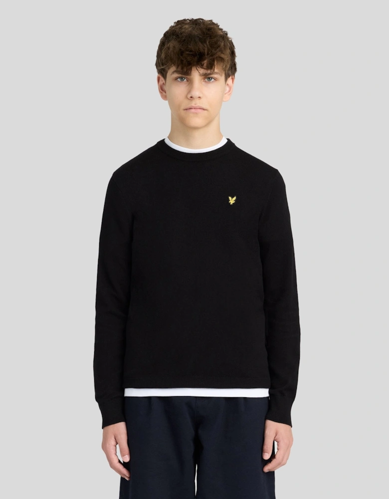 Cotton Crew Neck Jumper