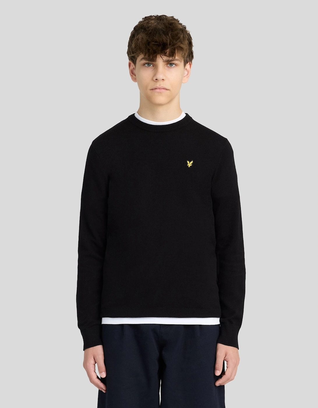 Cotton Crew Neck Jumper