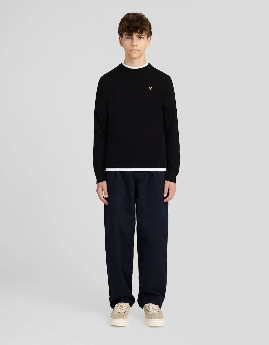 Cotton Crew Neck Jumper
