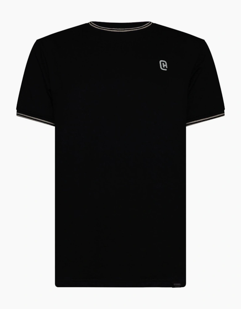 Preece Hem Label Patch Crew Neck Short Sleeve T-Shirt