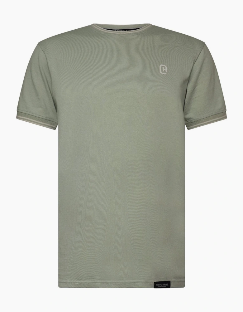 Preece Hem Label Patch Crew Neck Short Sleeve T-Shirt