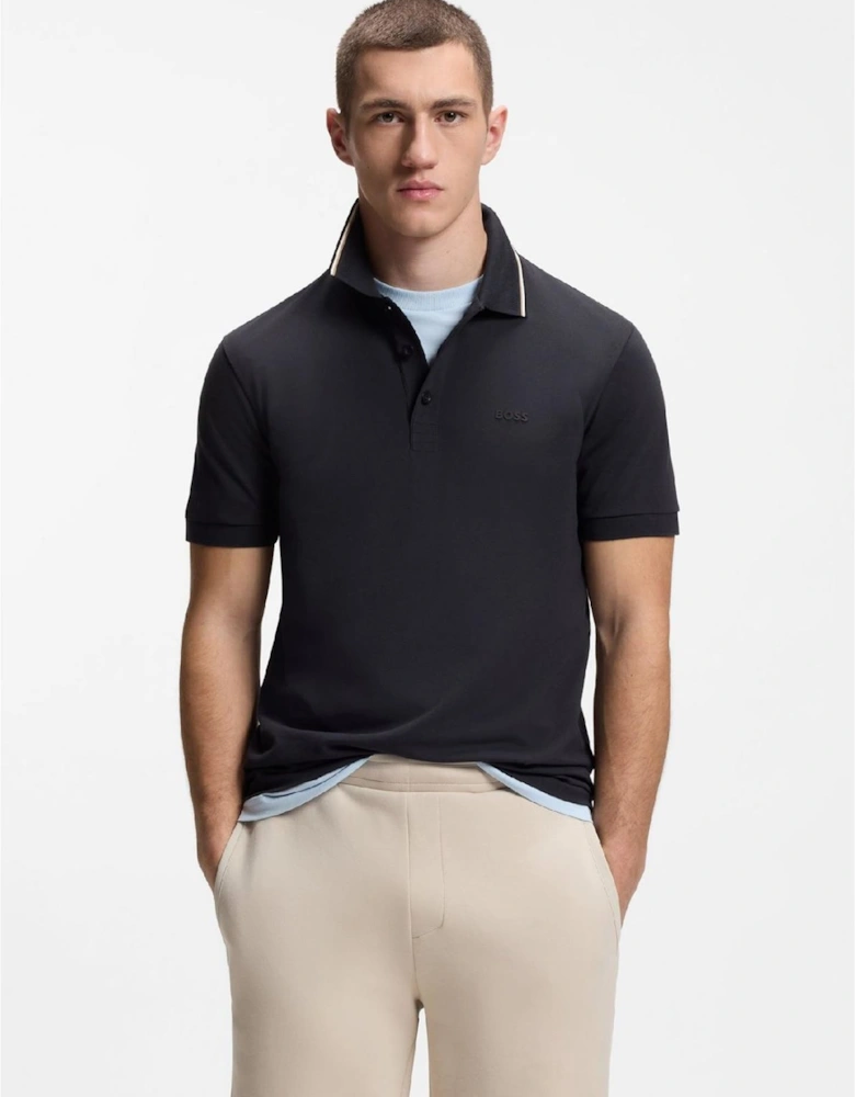 Collared Neck Short Sleeve Regular Fit Shirt