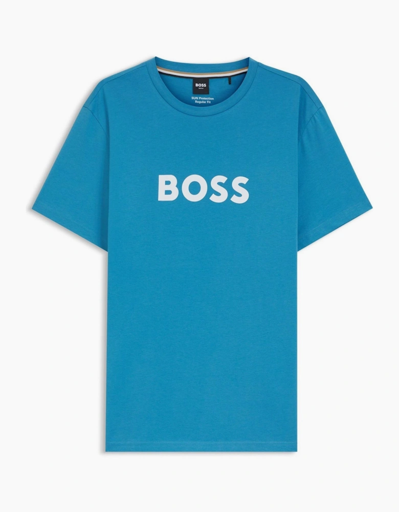 Wordmark Printed Logo Crew Neck Short Sleeve T-Shirt