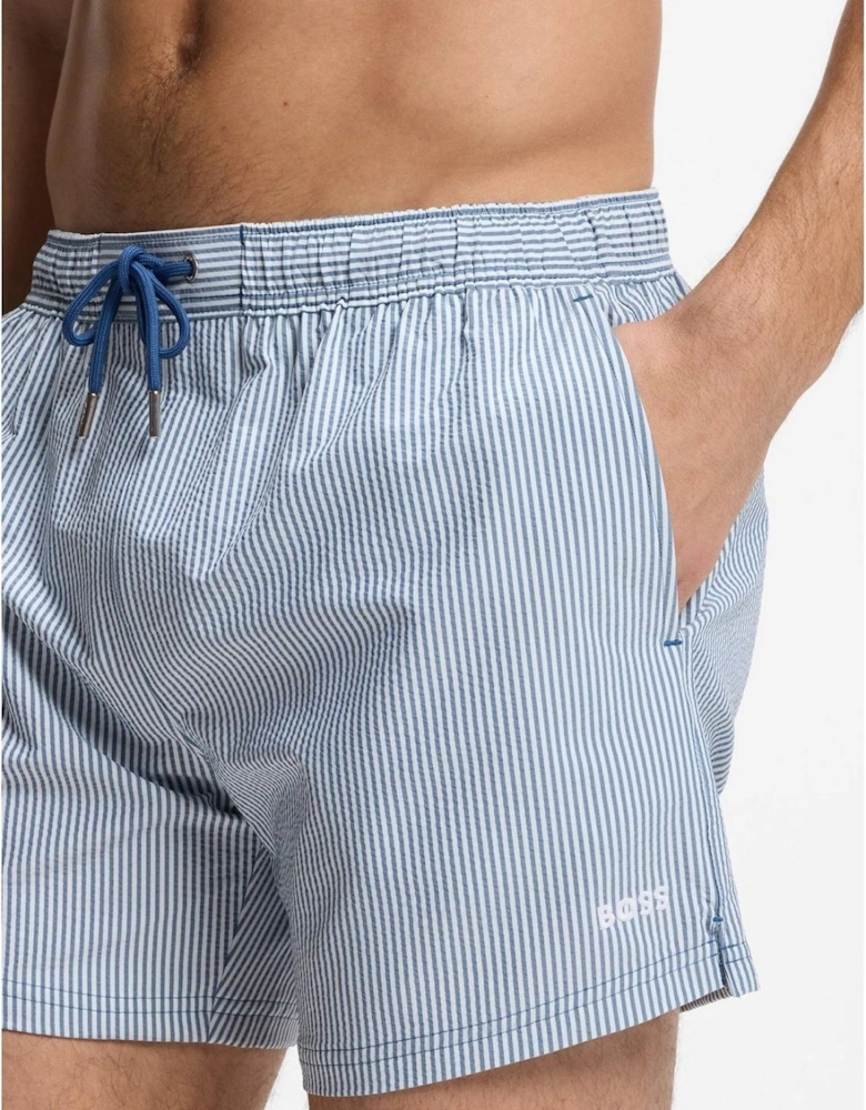Velvetfish Vertical Stripe Swim Shorts
