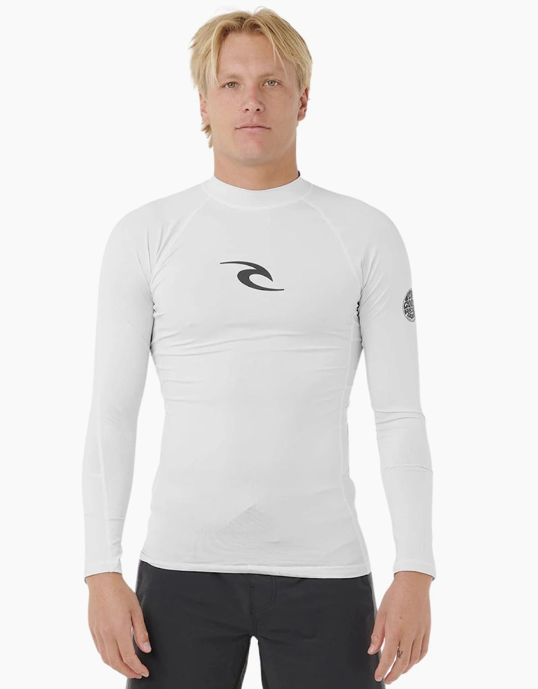 Rip Curl Mens Waves Long Sleeve Rash Vest, 2 of 1
