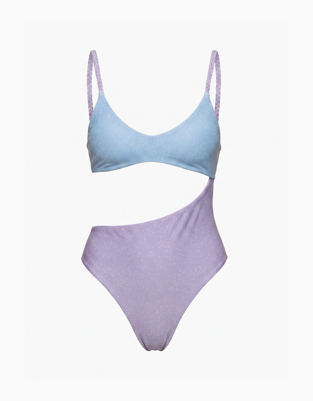 Luna Veil Sky Blue & Lilac Swimsuit