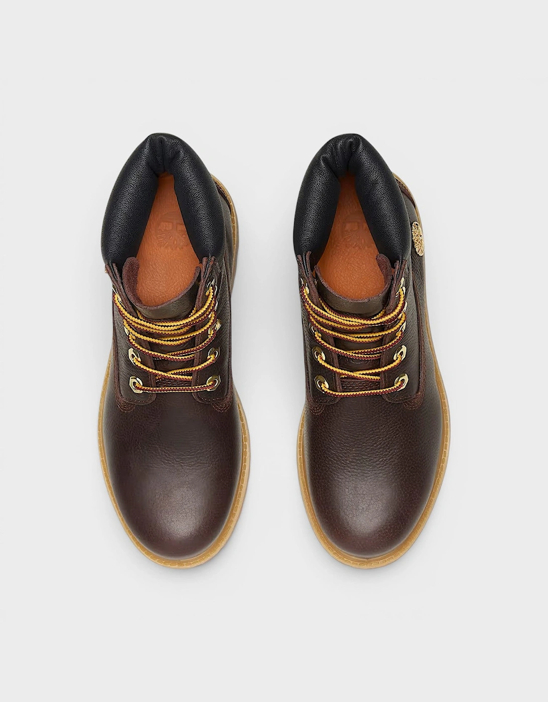 Premium 6 Inch Lace Waterproof Boots Dark Brown