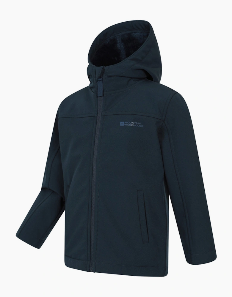 Mountain Warehouse Childrens/Kids Arctic Borg Lined Soft Shell Jacket