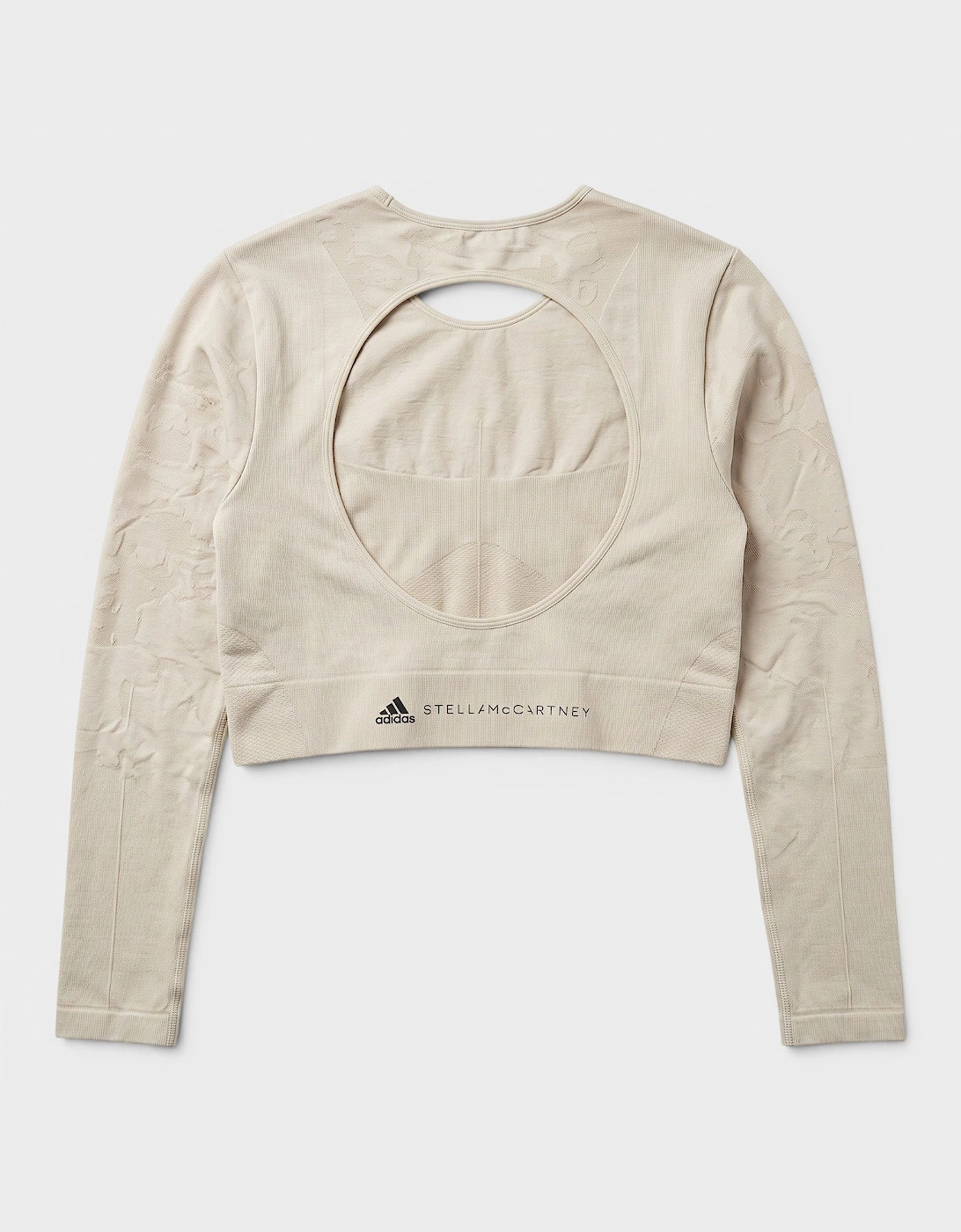 Adidas Truestrength Seamless Long Sleeve Yoga Top Beige