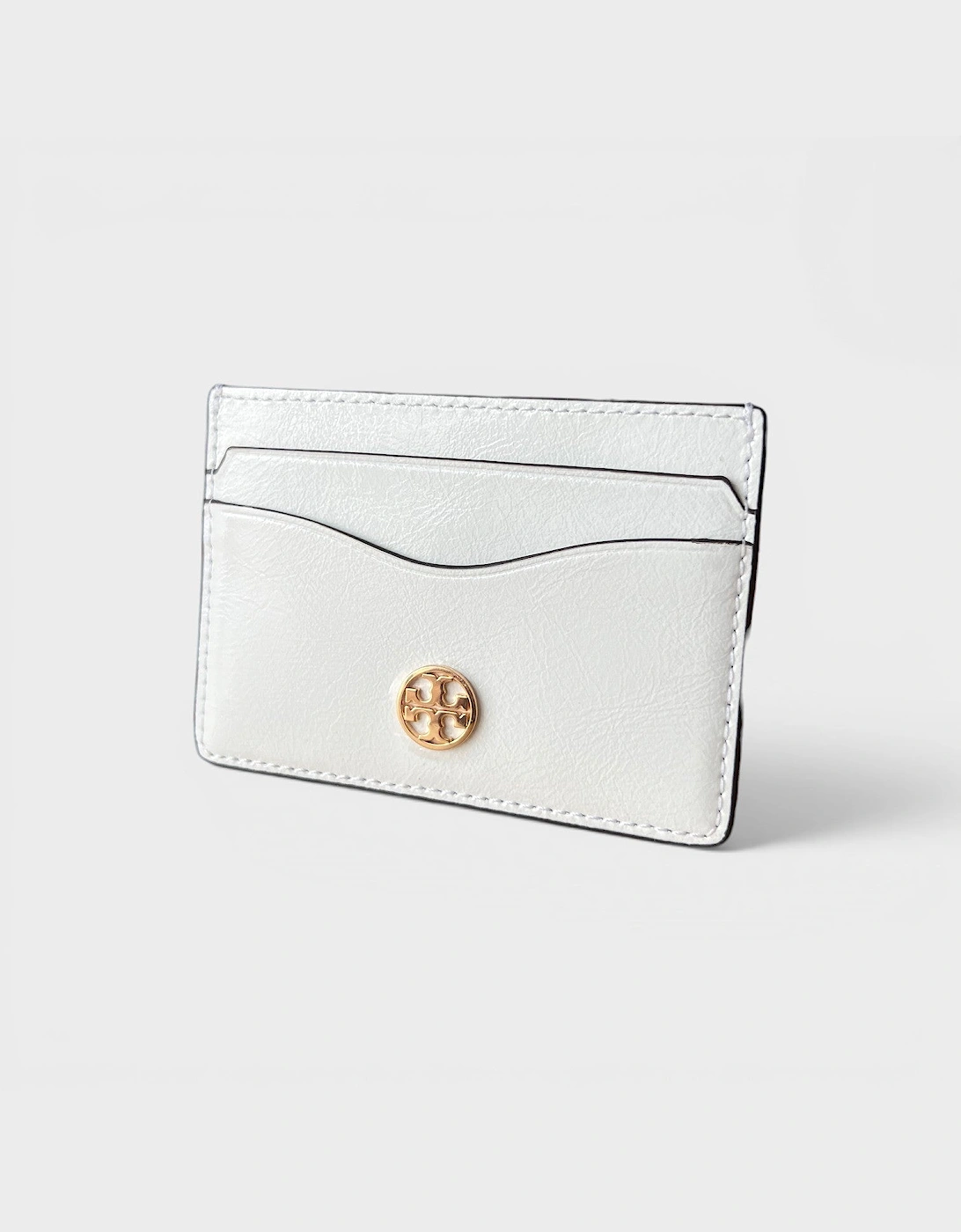 Crinkle Slim Card Case Cirrus Cloud White
