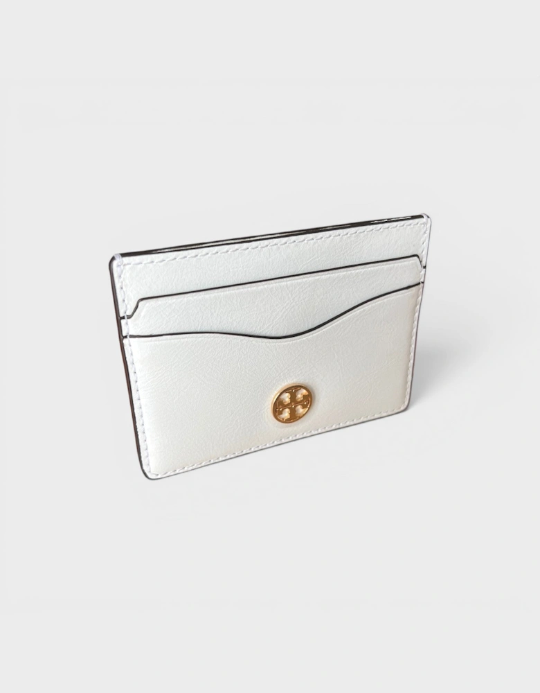 Crinkle Slim Card Case Cirrus Cloud White