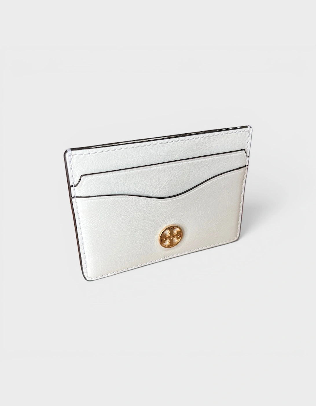 Crinkle Slim Card Case Cirrus Cloud White