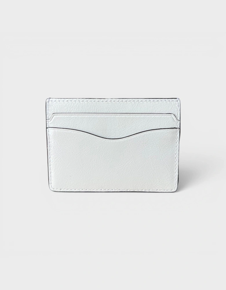 Crinkle Slim Card Case Cirrus Cloud White