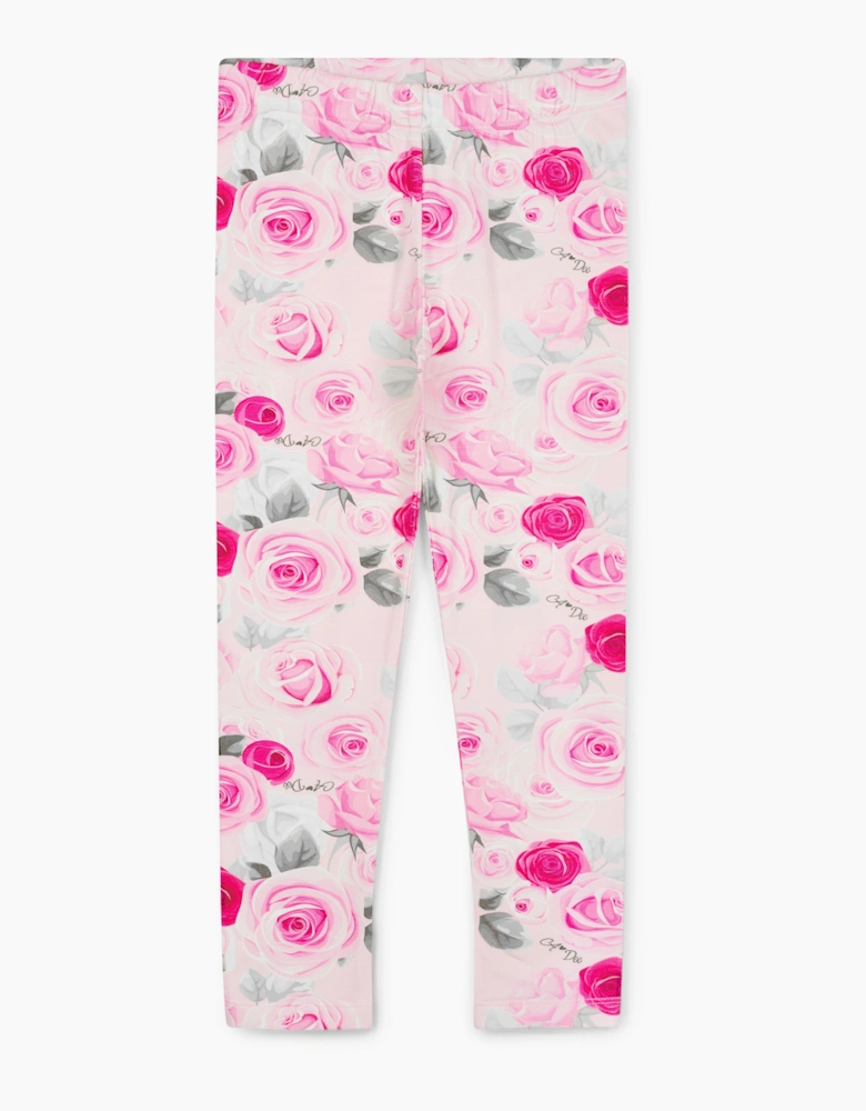 A DEE ADELINE ROSE PRINT PEPLUM LEGGING SET W261501
