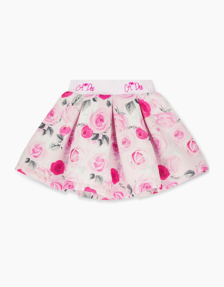 A DEE ARIELLA ROSE PRINT SKIRT SET W261505