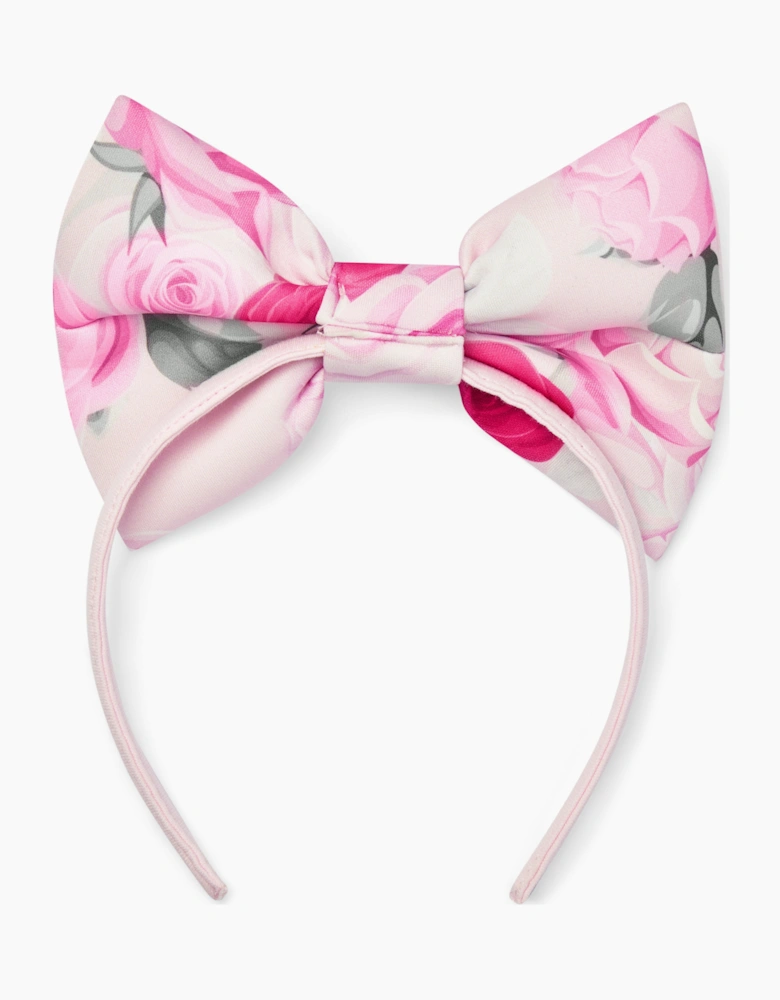 A DEE ALLIE PRINTED BOW HEADBAND W261907
