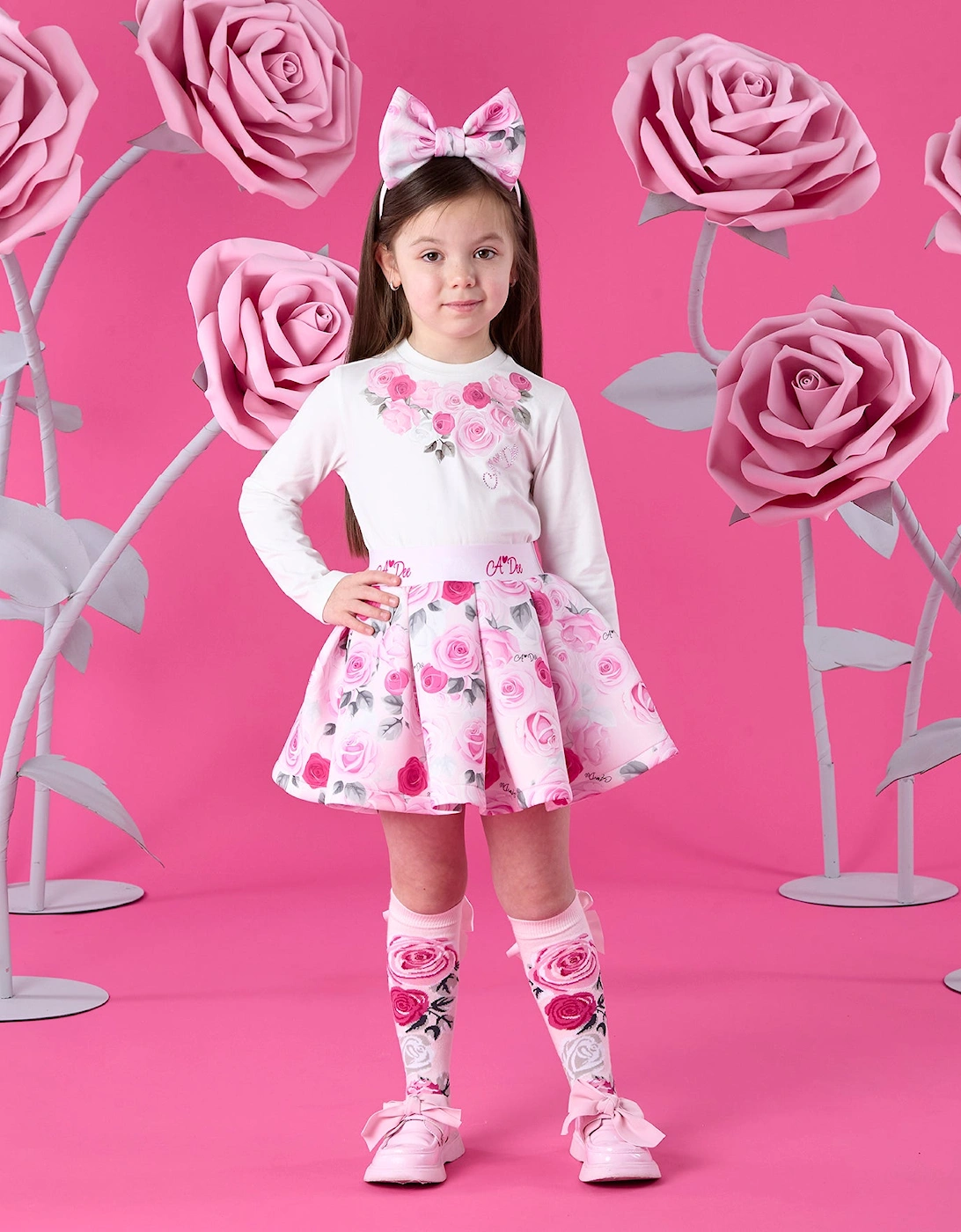 A DEE ARIELLA ROSE PRINT SKIRT SET W261505, 8 of 7