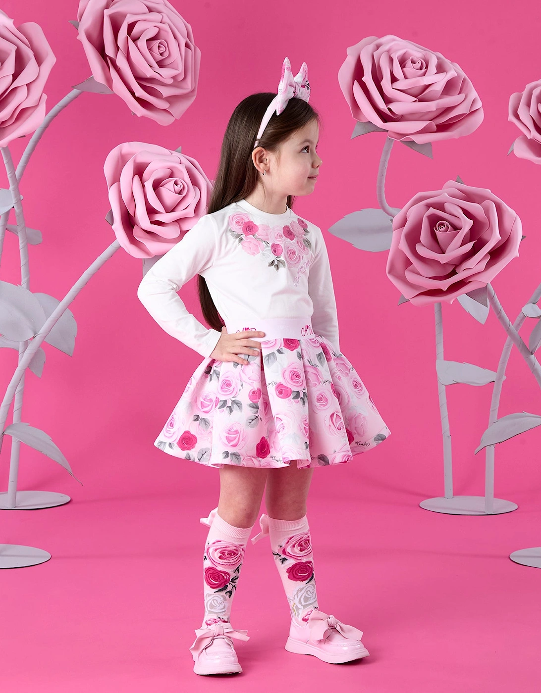 A DEE ARIELLA ROSE PRINT SKIRT SET W261505