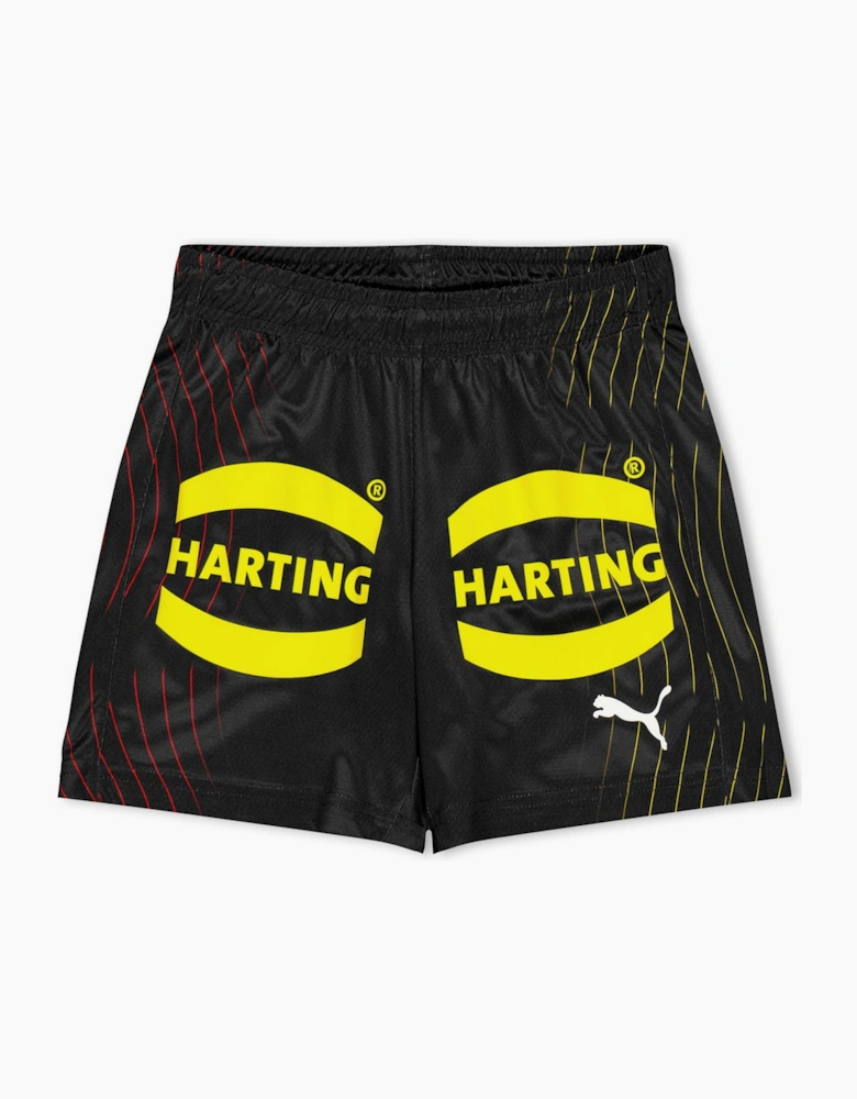 Kids Shorts With Sponsor Woven Tracksuit