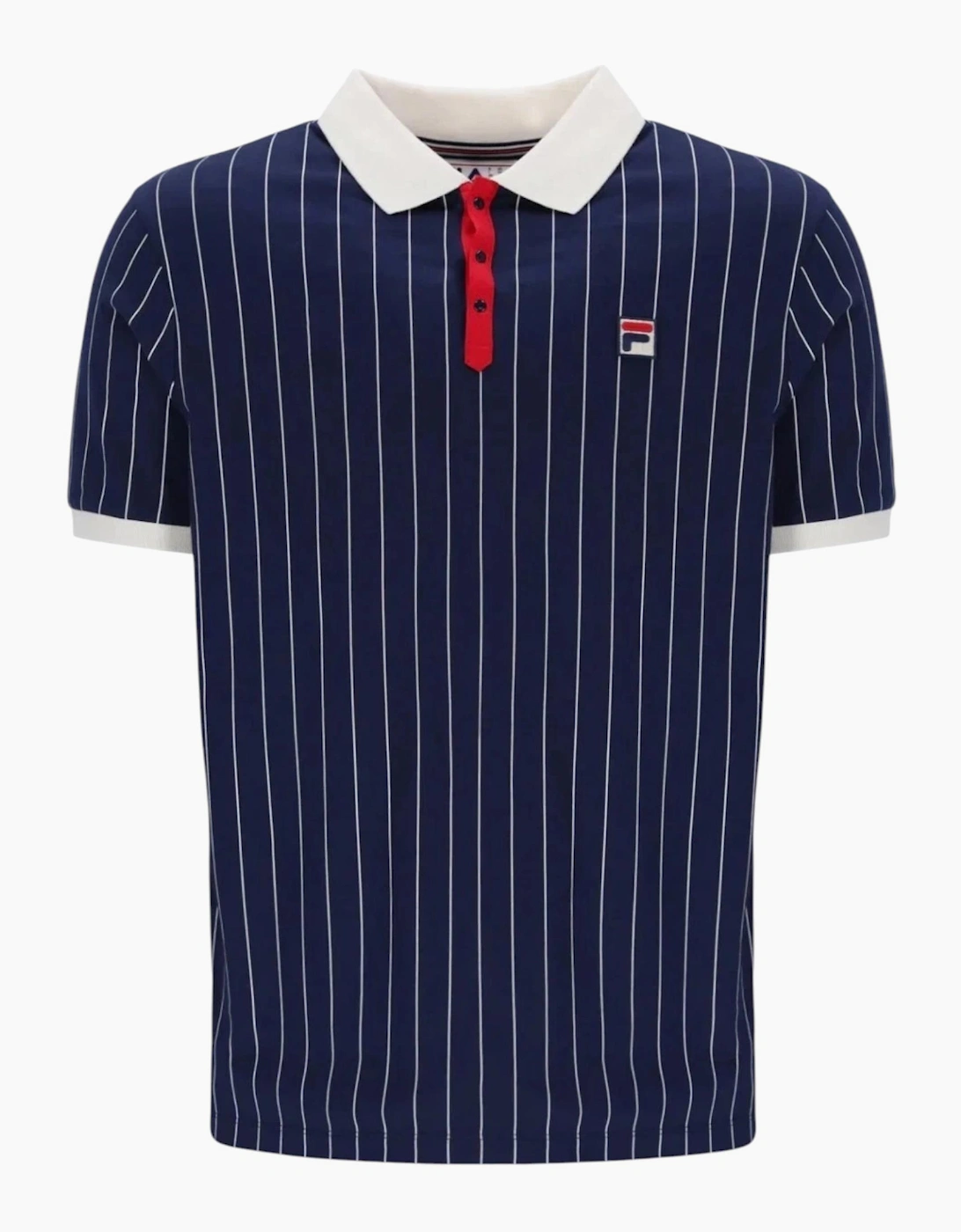Fila Mens Polo Shirt Classic Striped Polo Short Sleeve Cotton Summer Polo, 9 of 8