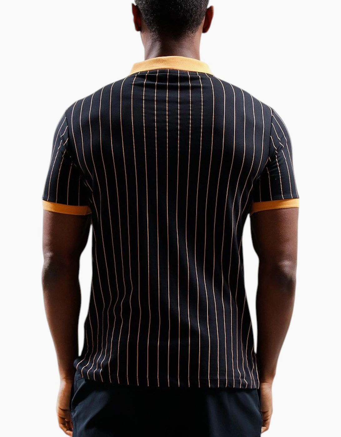 Fila Mens Polo Shirt Classic Striped Polo Short Sleeve Cotton Summer Polo