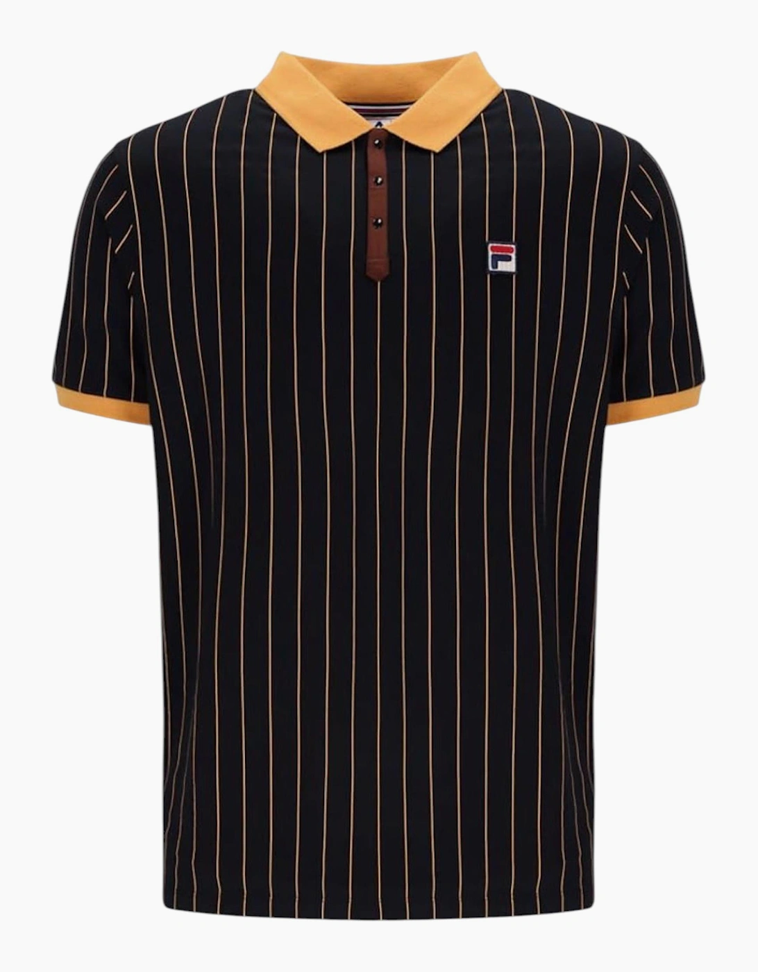 Fila Mens Polo Shirt Classic Striped Polo Short Sleeve Cotton Summer Polo, 9 of 8