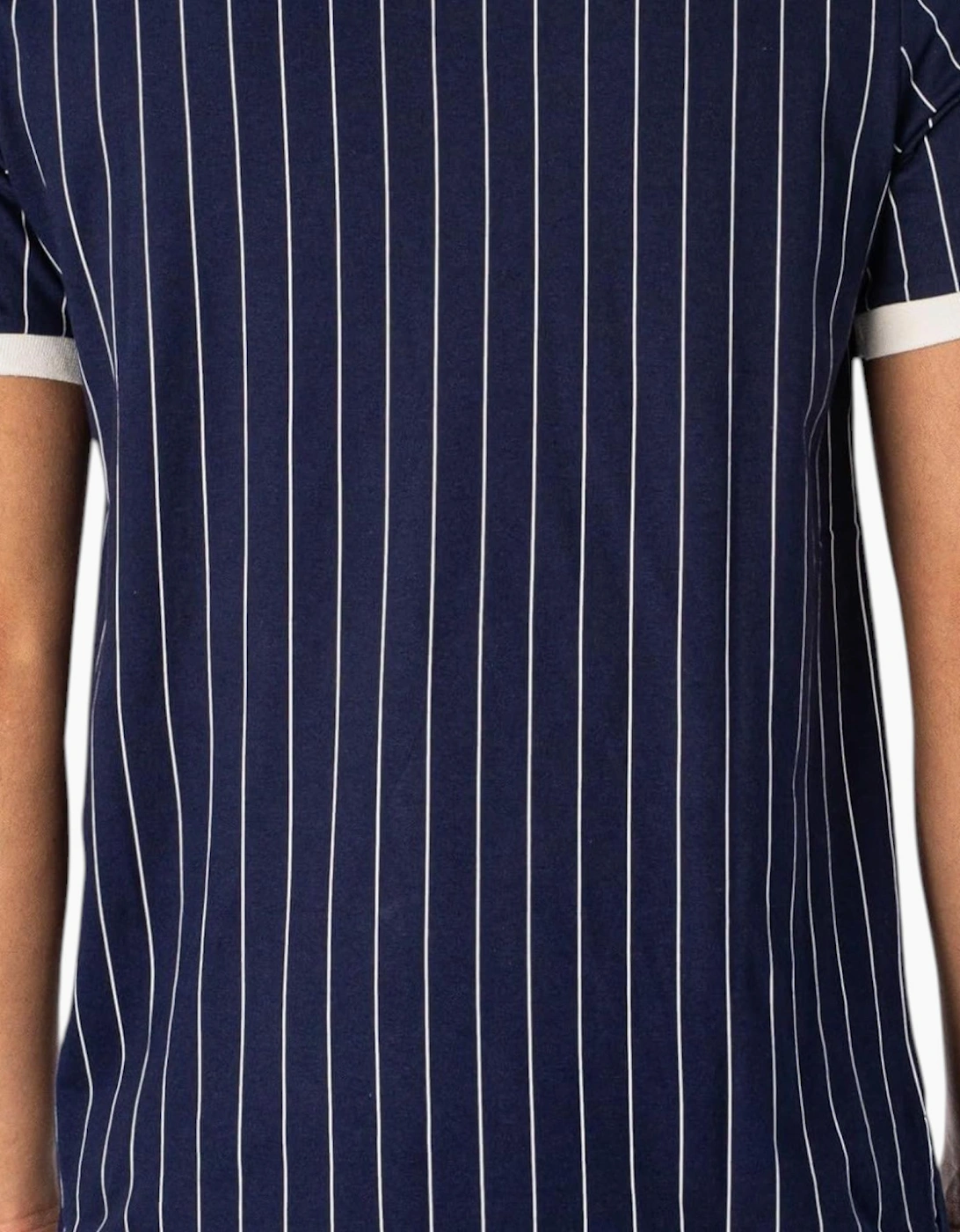 Fila Mens Polo Shirt Classic Striped Polo Short Sleeve Cotton Summer Polo