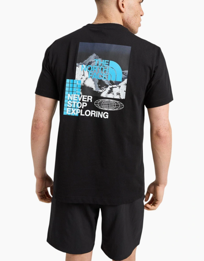 The North Face Mens T Shirt Energy Graphic Crew Neck Short Sleeve Soft Cotton Tee