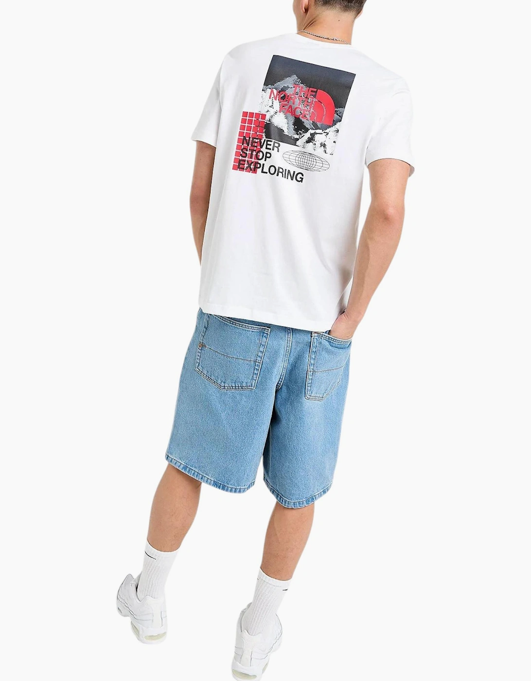 The North Face Mens T Shirt Energy Graphic Crew Neck Short Sleeve Soft Cotton Tee