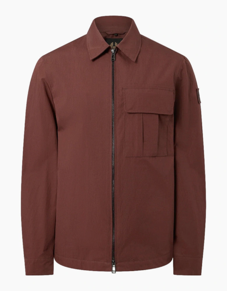 Belstaff Cargo Overshirt  A1-26 Oxblood