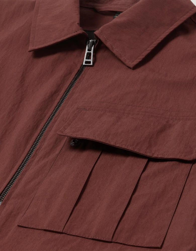 Belstaff Cargo Overshirt  A1-26 Oxblood
