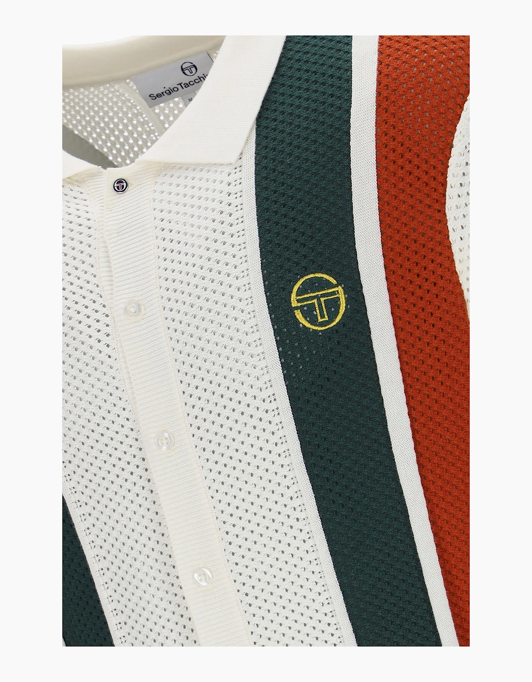 Montell Short Sleeve Men's Knit Polo Shirt | Gardenia Maritime Blue
