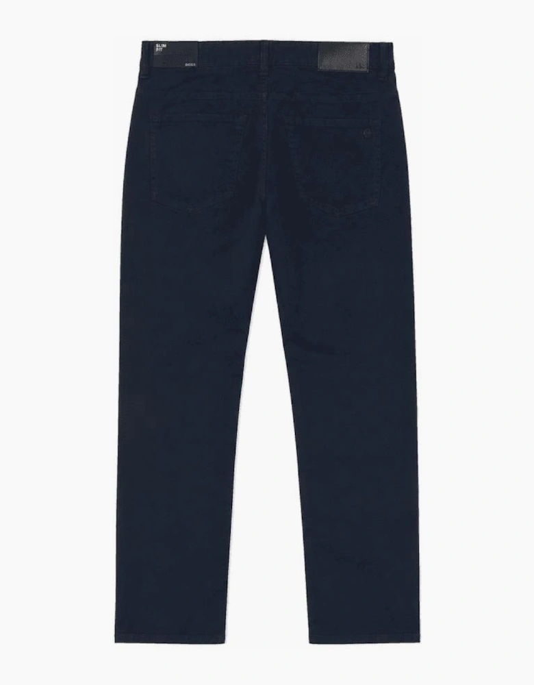 Hugo Boss Men's Navy Delaware Slim Fit Jeans