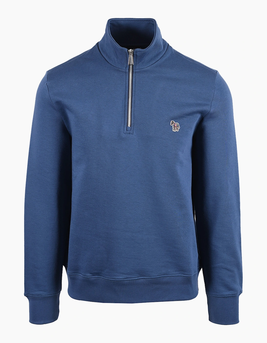 Paul Smith Men's Navy Reg Fit Half Zip Blue 2 - Size Size L