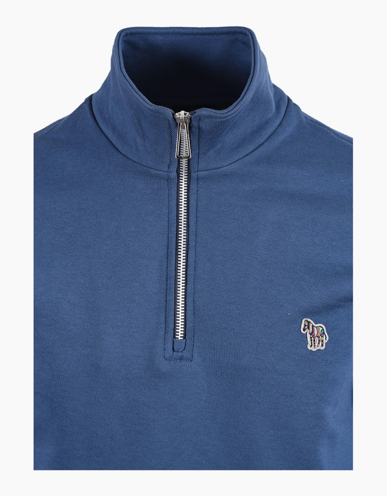 PAUL SMITH REG FIT HALF ZIP BLUE 2
