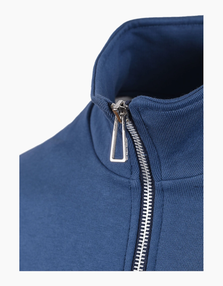 PAUL SMITH REG FIT HALF ZIP BLUE 2