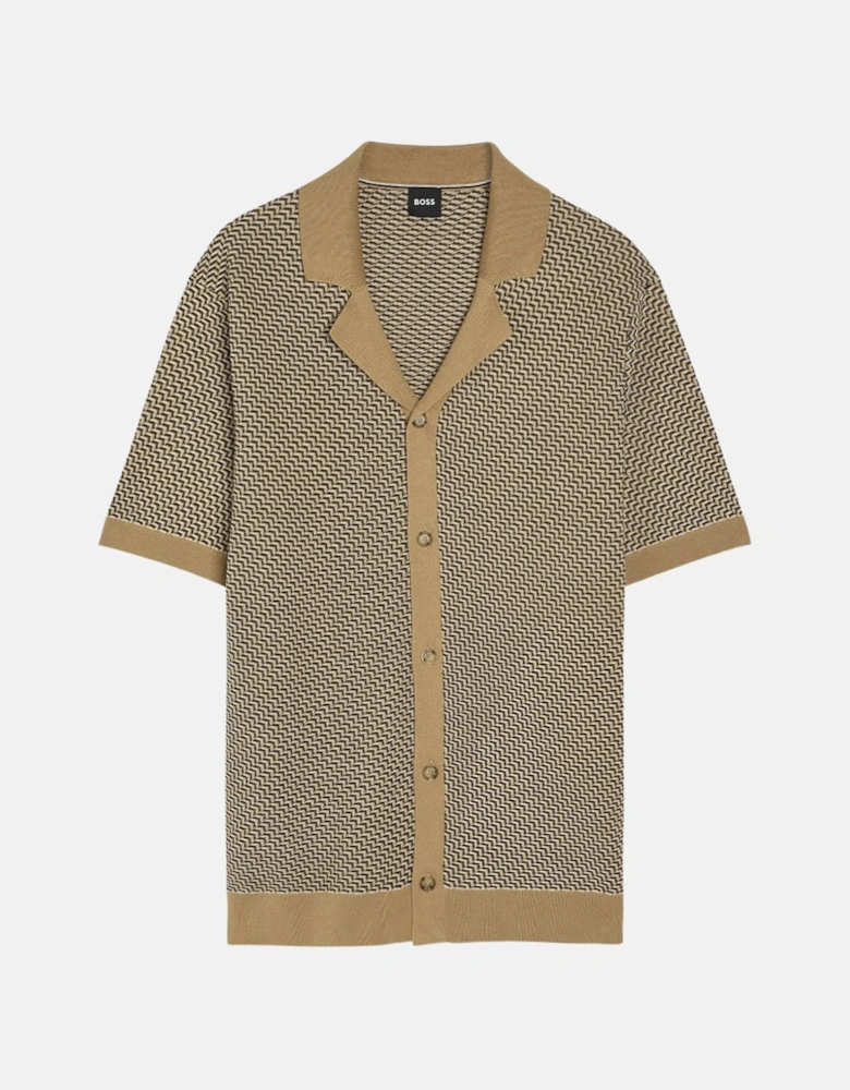 H Lomare Button Shirt Beige