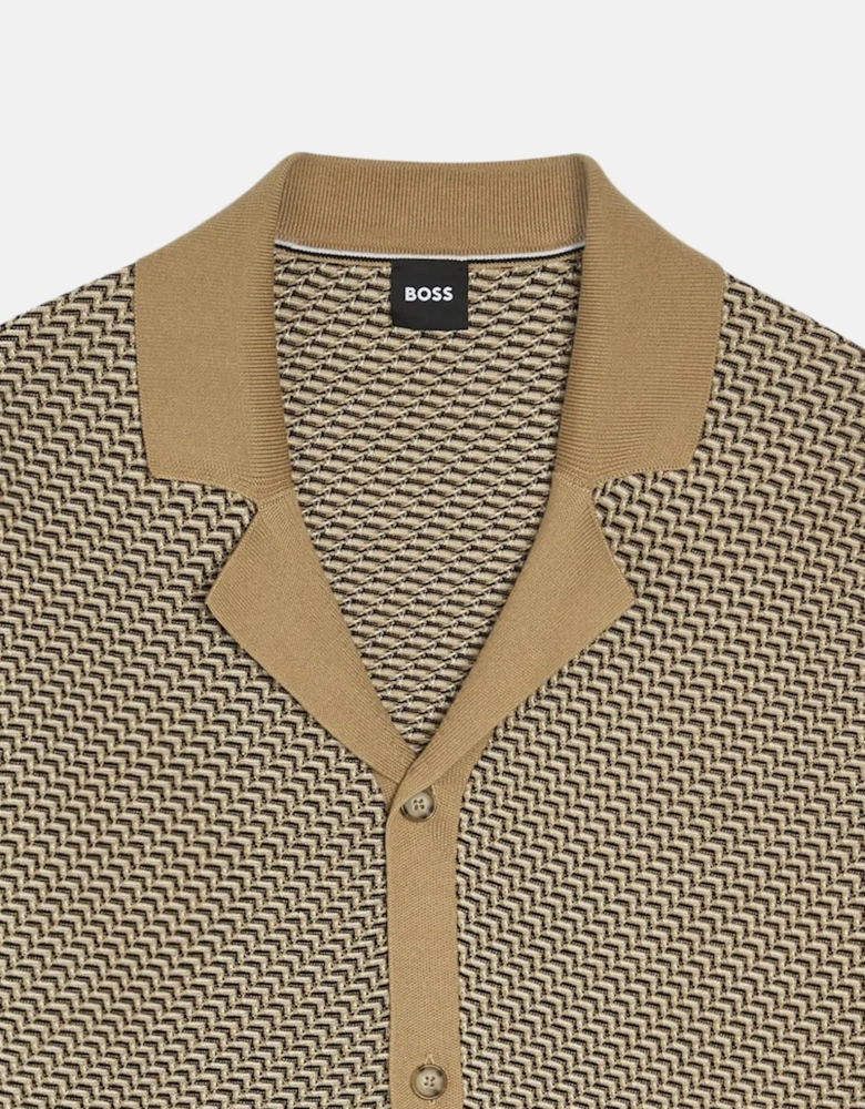 H Lomare Button Shirt Beige
