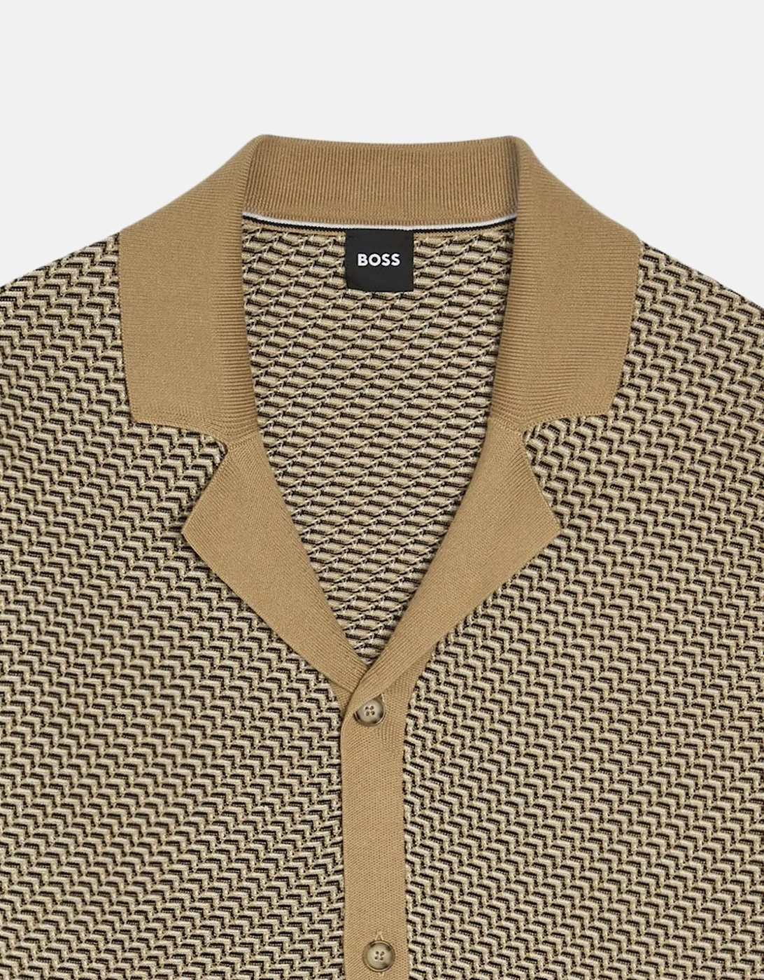 H Lomare Button Shirt Beige